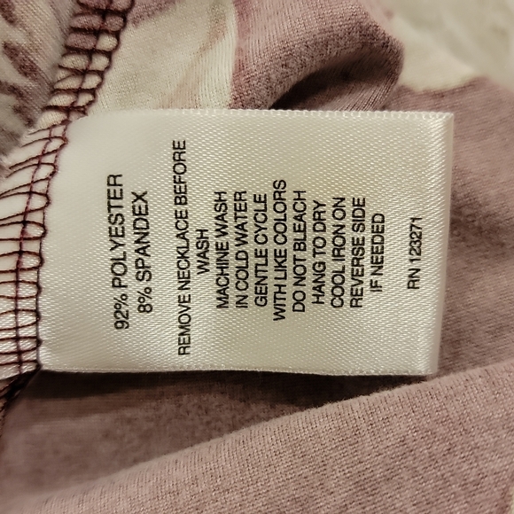 Wishful Park cranberry floral dress size XL - Picture 8 of 12